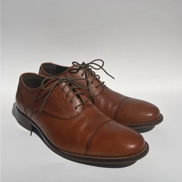 Cole Haan Men's Lenox Hill Cap Oxford Brown Size 7.5MLace Up Dress Shoes